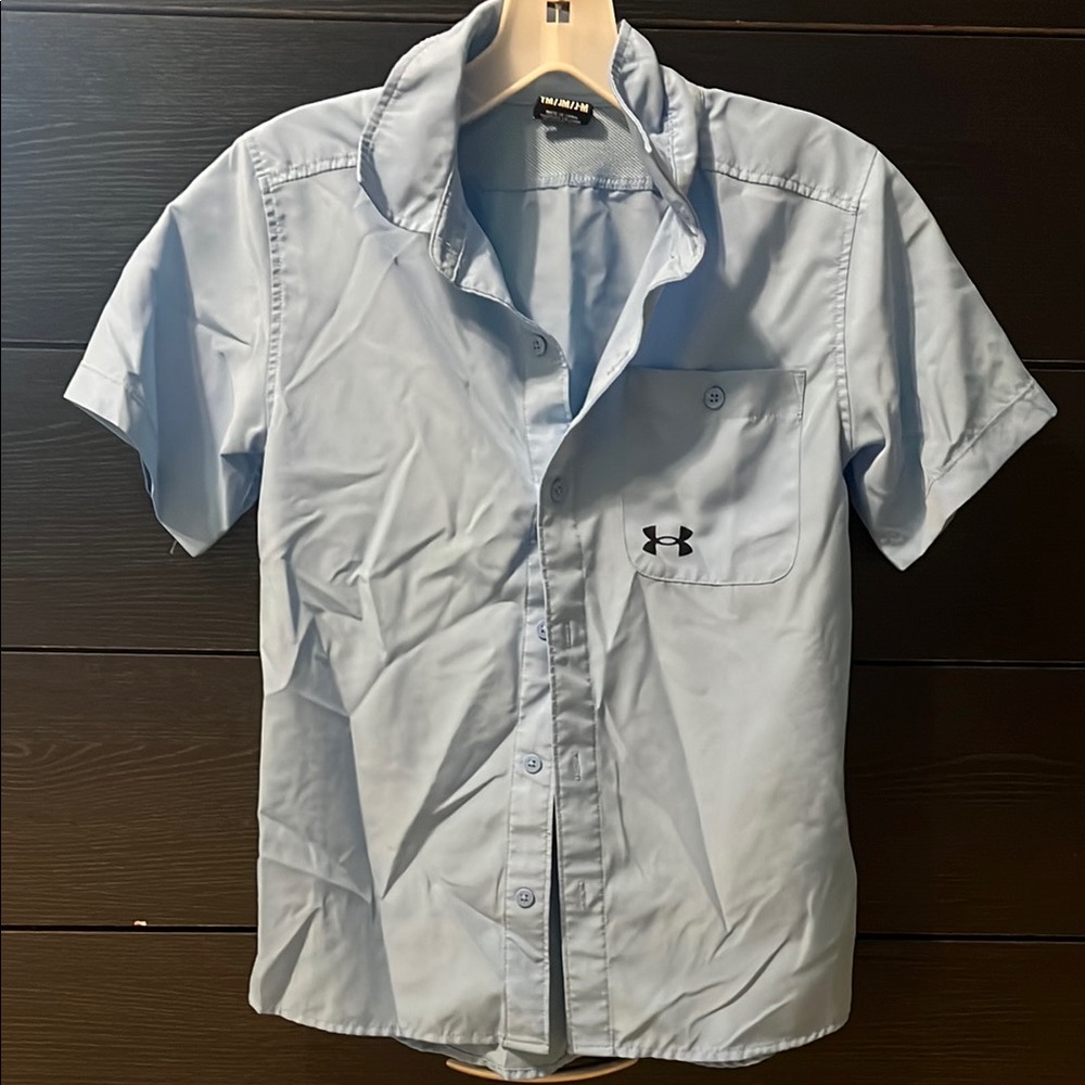 Youth Fishing Under Armour Button Down Shirt